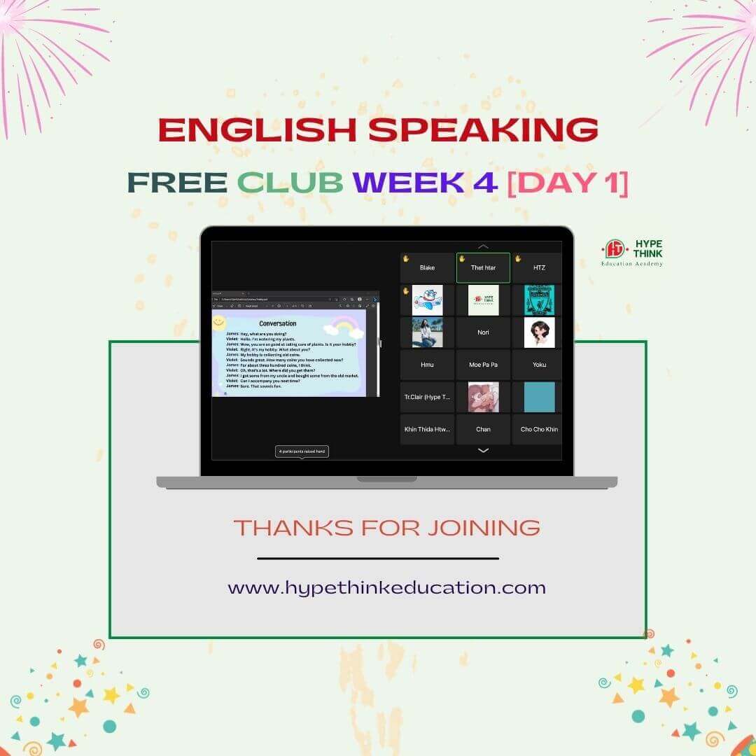 ESC Program Week 4 [Day 1] - Hype Think Education